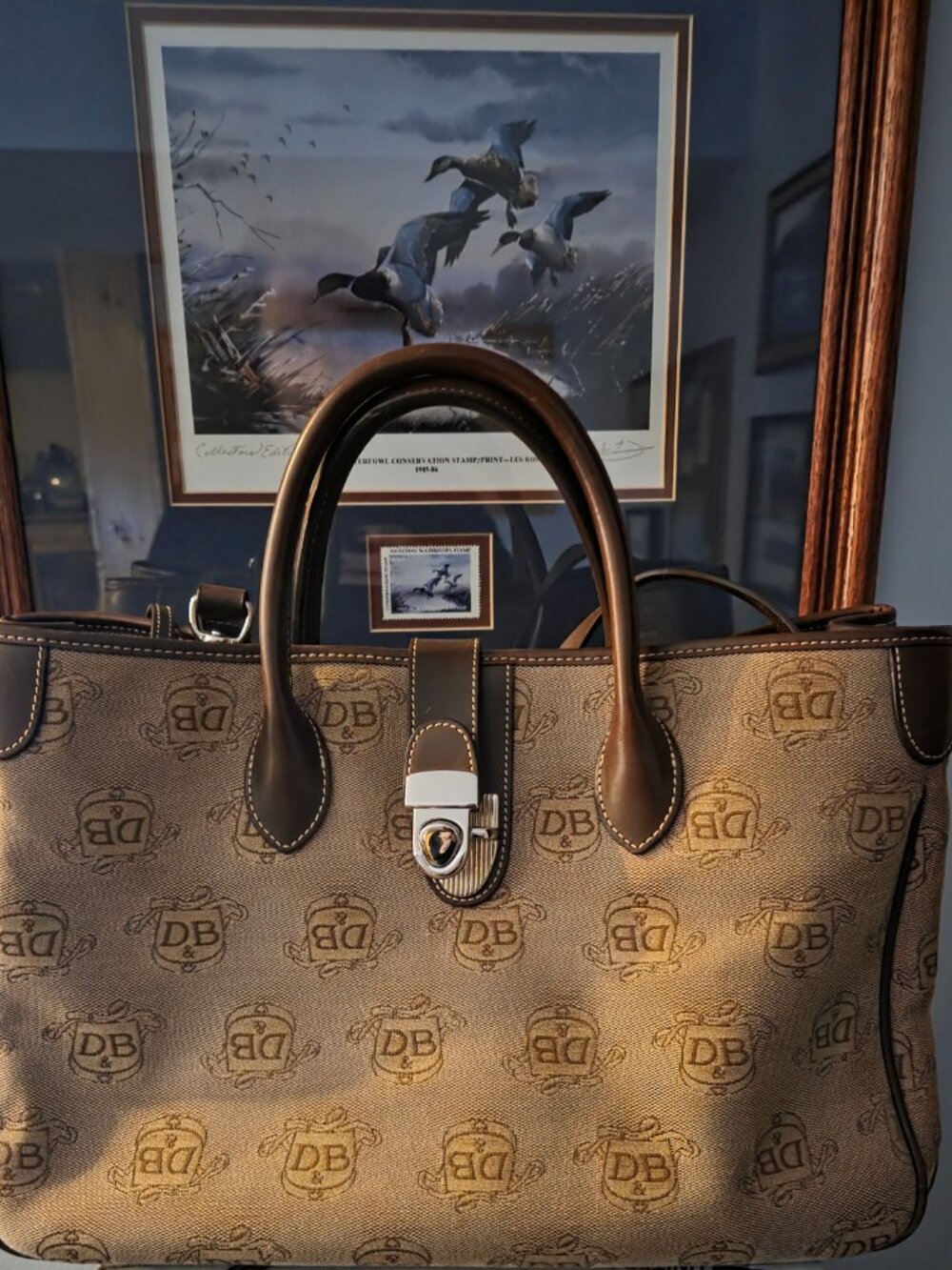 Dooney & Bourke Donegal Crest Satchel Tote